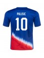 Yhdysvallat Christian Pulisic #10 Vieraspaita Copa America 2024 Lyhythihainen